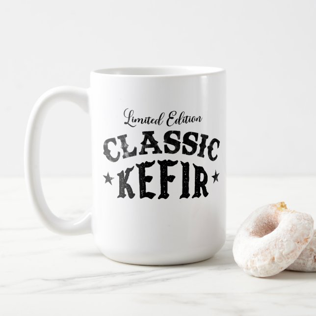 Klassisk Vintage Kefir T-Shirt Kaffemugg (Med munk)