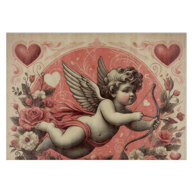 Klassisk/Vintage/Retro Cupid Alla hjärtans dag (Framsidan)