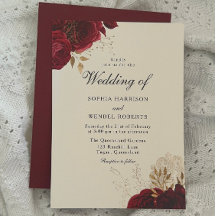 Klassisk Vintage Romantic Röd ros Elegant bröllop