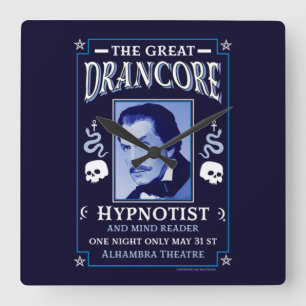 Klassisk vintage som segrare för Hypnotist Fyrkantig Klocka