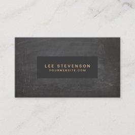 Klassisk Vintage, svart, rustik Visitkort