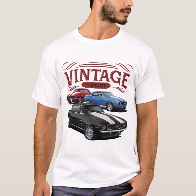 Klassisk Vintage T Shirt (Framsida)