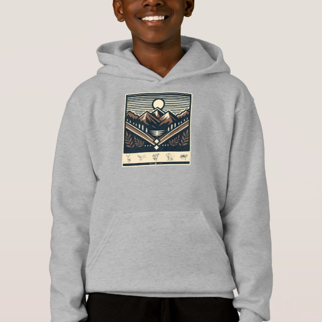 Klassisk/vintage utomhus/vildmark t shirt (Framsida)