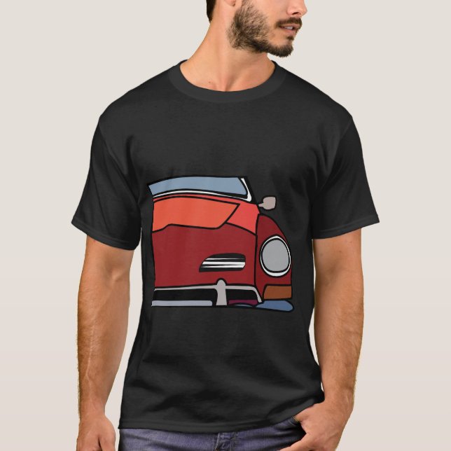 Klassisk Vintagebil T Shirt (Framsida)