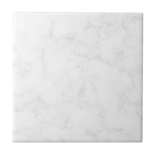 Klassisk vit Carrara-marmor Kakelplatta (Framsidan)