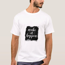 Klassisk vit grundläggande T-shirt – Bekväm vardag