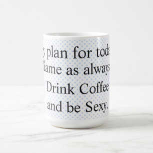 Klassisk vit Mugg/citat Kaffemugg