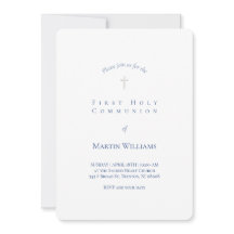 klassisk vit och blå förstaföreningspojke