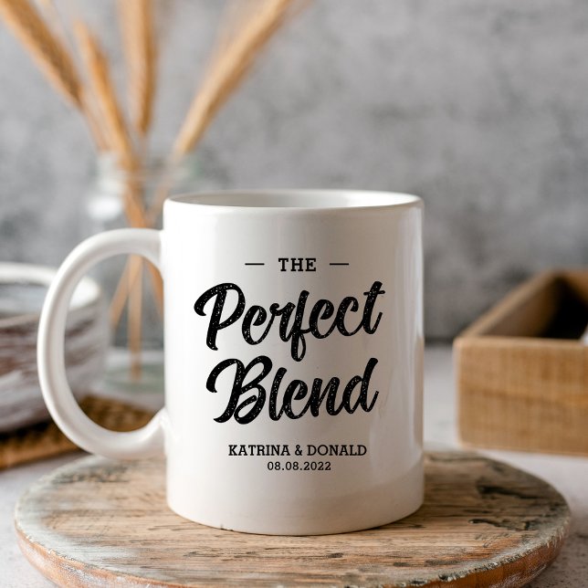Klassisk vit perfekt blandning Muggdesign Mugg (Skapare uppladdad)