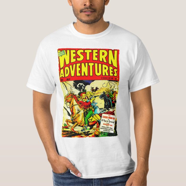 Klassisk Western Äventyr T-Shirt (Framsida)