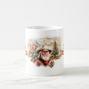 Klassisk Western julcowboy Kaffemugg