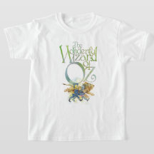 Klassisk Wizard of Oz t-shirt med Dorothys vänner
