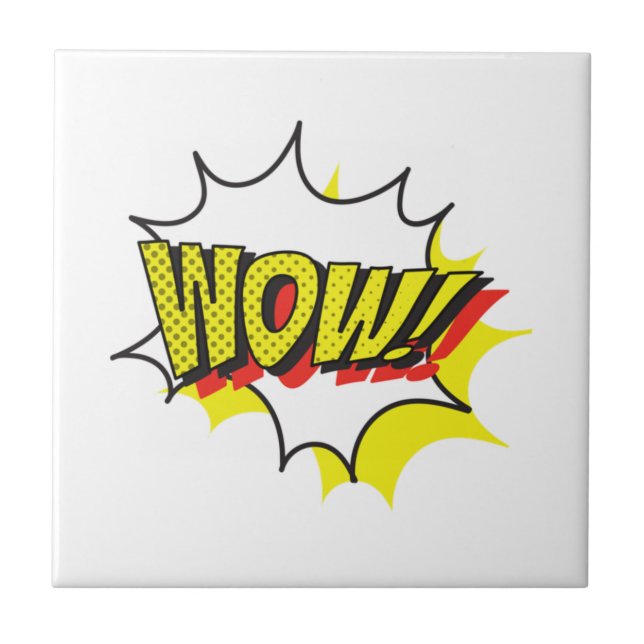 Klassisk wow ledig dag kakelplatta (Framsidan)