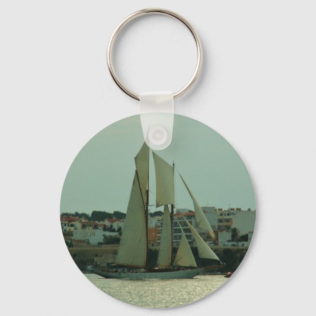 Klassisk yacht nyckelring (Framsida)