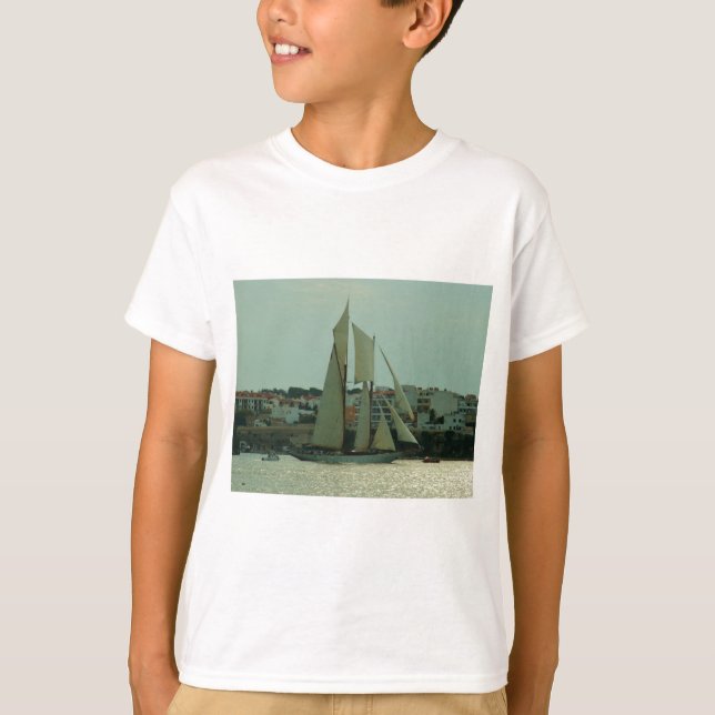 Klassisk yacht t shirt (Framsida)