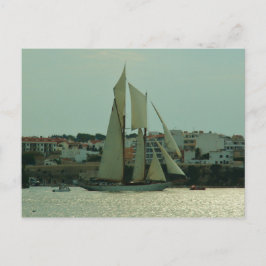 Klassisk yacht vykort