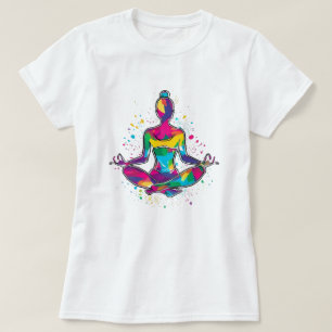 Klassisk yoga T-shirt för kvinnor