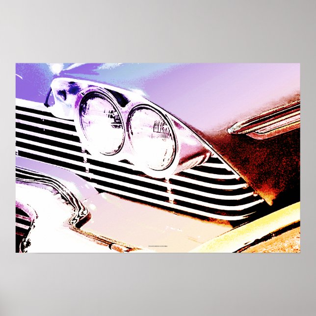 Klassiska 01 58 Plymouth Fury “Christine” Poster (Framsidan)