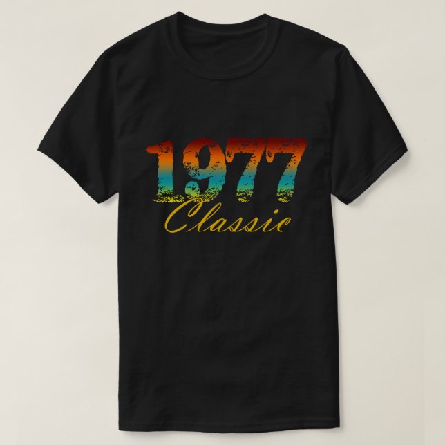 Klassiska 1977-teaterpjäser, född 1977 t shirt (Design framsida)