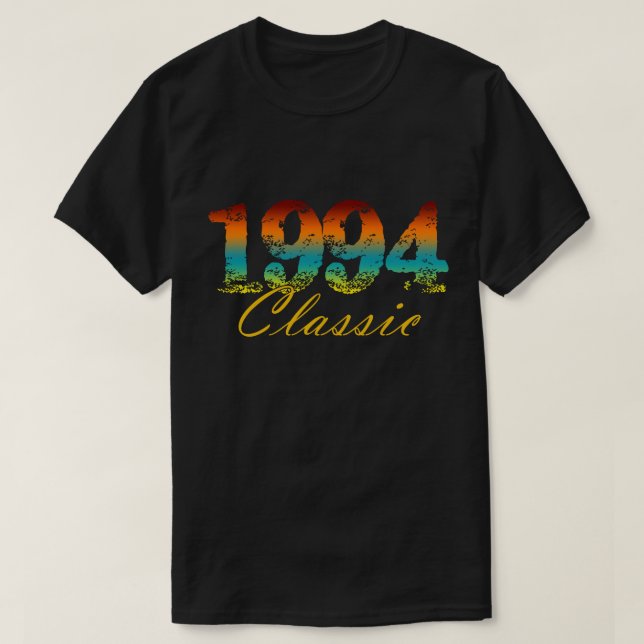 Klassiska 1994-teaterpjäser på födelsedagen 1994 t shirt (Design framsida)
