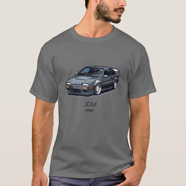 Klassiska 90-talets JDM sportbil vänner T Shirt (Framsida)