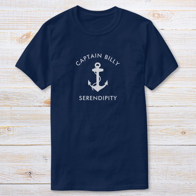 Klassiska ankarkapslar för fartyg t shirt (Skapare uppladdad)