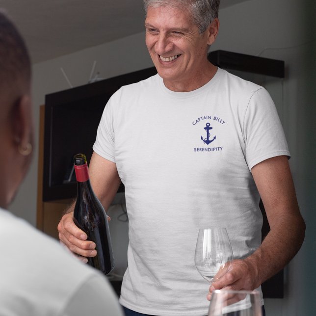 Klassiska ankarkapslar för fartyg t shirt (Skapare uppladdad)