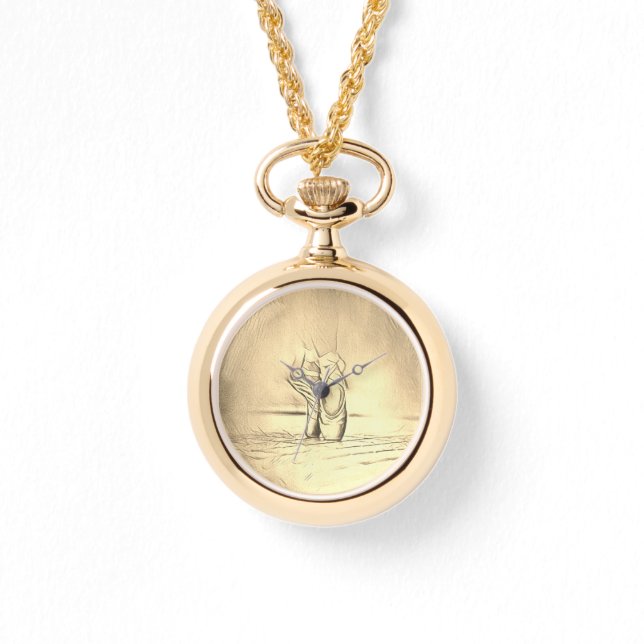 Klassiska Ballet Shoes på Pointe Armbandsur (Framsida)