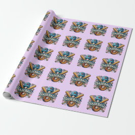 Klassiska basebollessentials / Stilig retrolegend Presentpapper