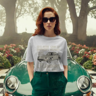 Klassiska Bilälskare T-Shirt | Legendarisk Gammal