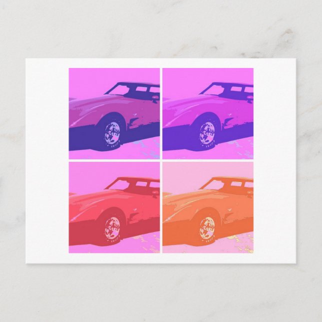 Klassiska bilar 1979 vykort (Framsida)