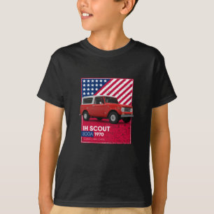Klassiska bilar IH scout 800A 1970 T Shirt
