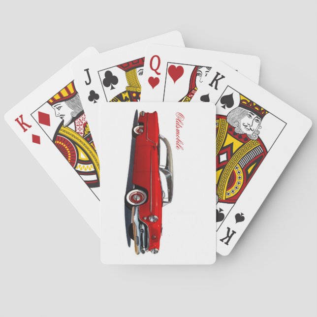 Klassiska bilar, uppspelningskort spel kort (Baksidan)