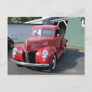 Klassiska bilar vykort