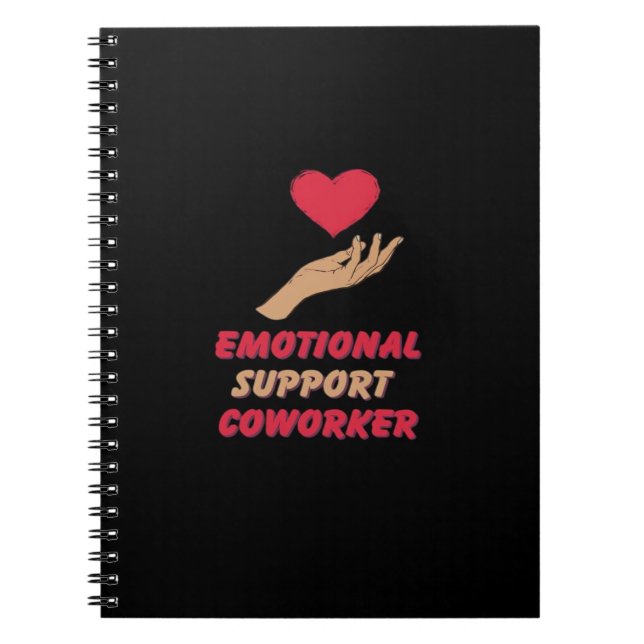 Klassiska bilder för Emotional Help Coworking-vyn Anteckningsbok (Framsidan)