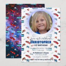 Klassiska bilfödelsedagsinbjudningar