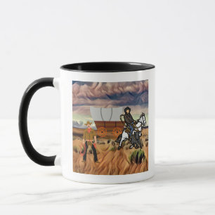 Klassiska cowboys westernt kaffe mugg