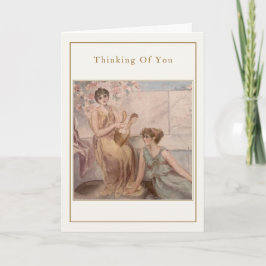 Klassiska damer – ”Thinking of You” kort