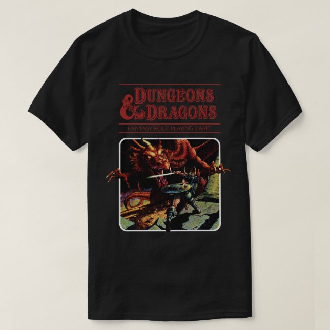 Klassiska dungeons & drakar t shirt (Design framsida)
