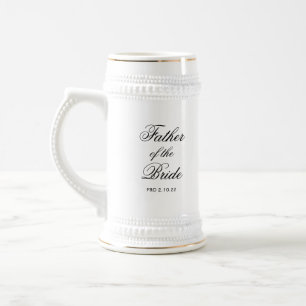 Klassiska Far i stommen Bride Beer Stein Sejdel