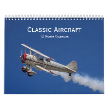 Klassiska flygplan - 12 månaders kalender