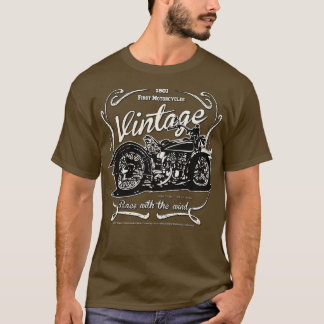 Klassiska första motorcyklar t shirt