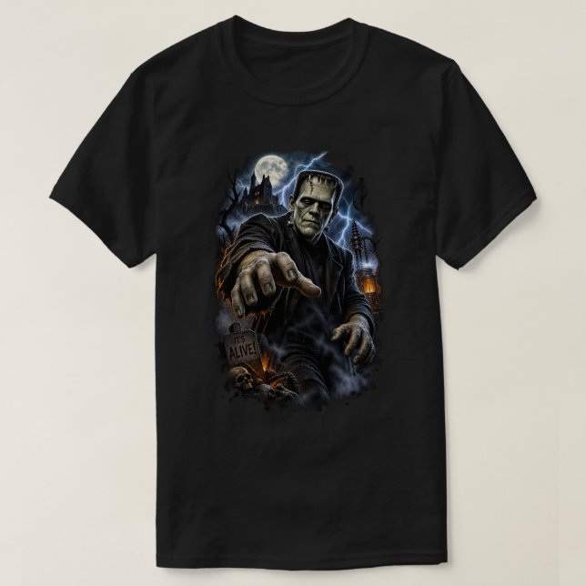 Klassiska Frankensteins monster T Shirt (Design framsida)