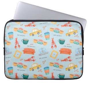 Klassiska FRIENDS™-ikoner Mönster Laptop Fodral