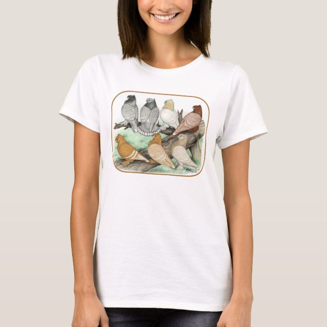 Klassiska friska kanoner Blondinettes T-shirt (Framsida)