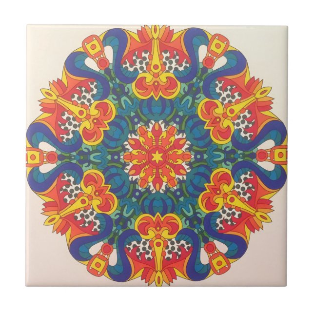 Klassiska greek-plattor kakelplatta (Framsidan)