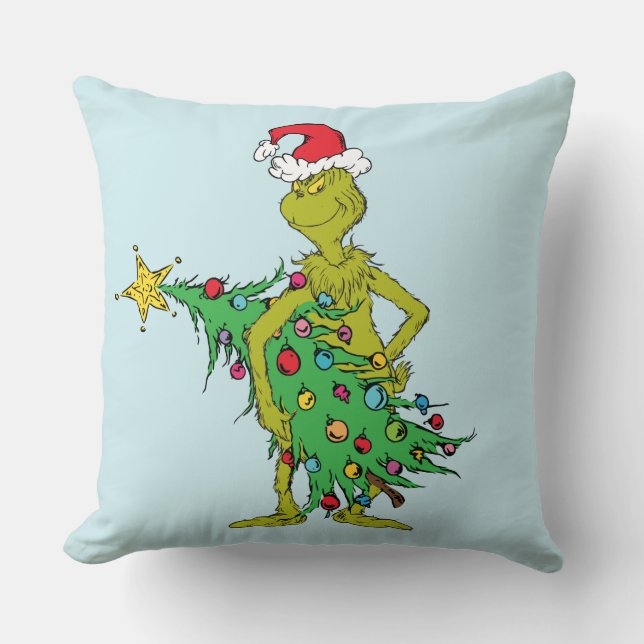 Klassiska Grinch | Busig Kudde (Framsida)