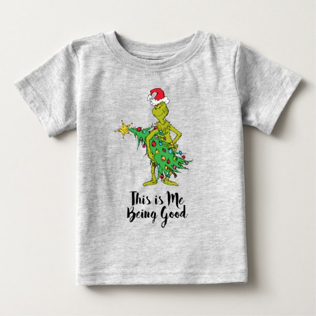 Klassiska Grinch | Busiga T Shirt (Framsida)