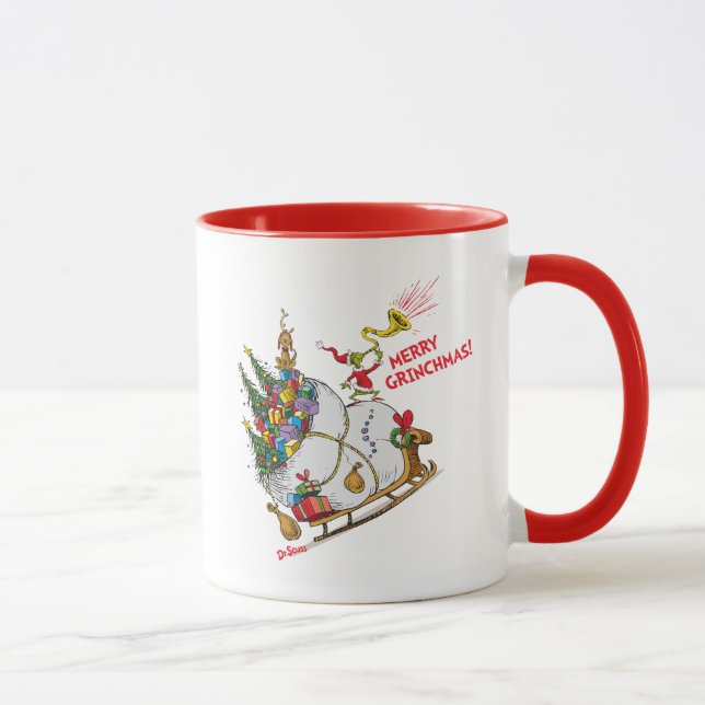 Klassiska Grinch | God Grinchjul! Mugg (Höger)