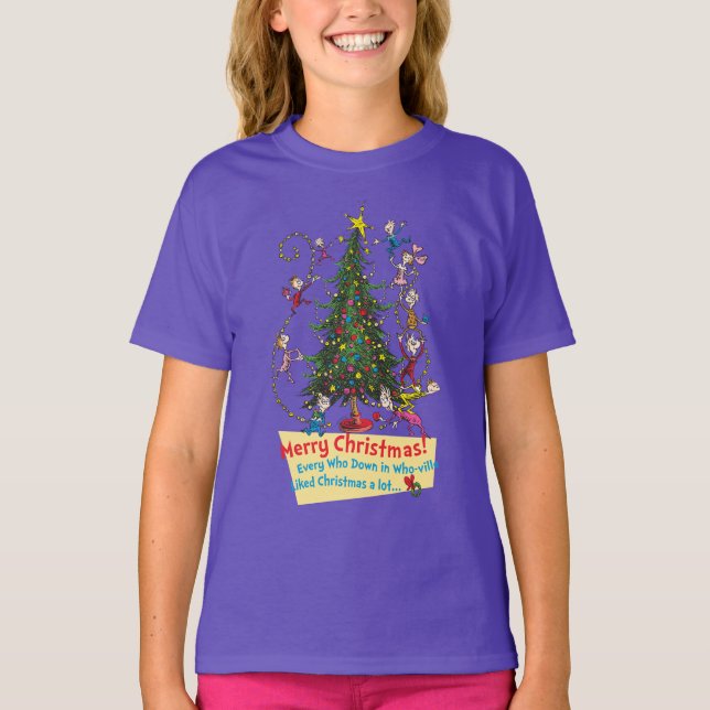 Klassiska Grinch | God Jul! T Shirt (Framsida)